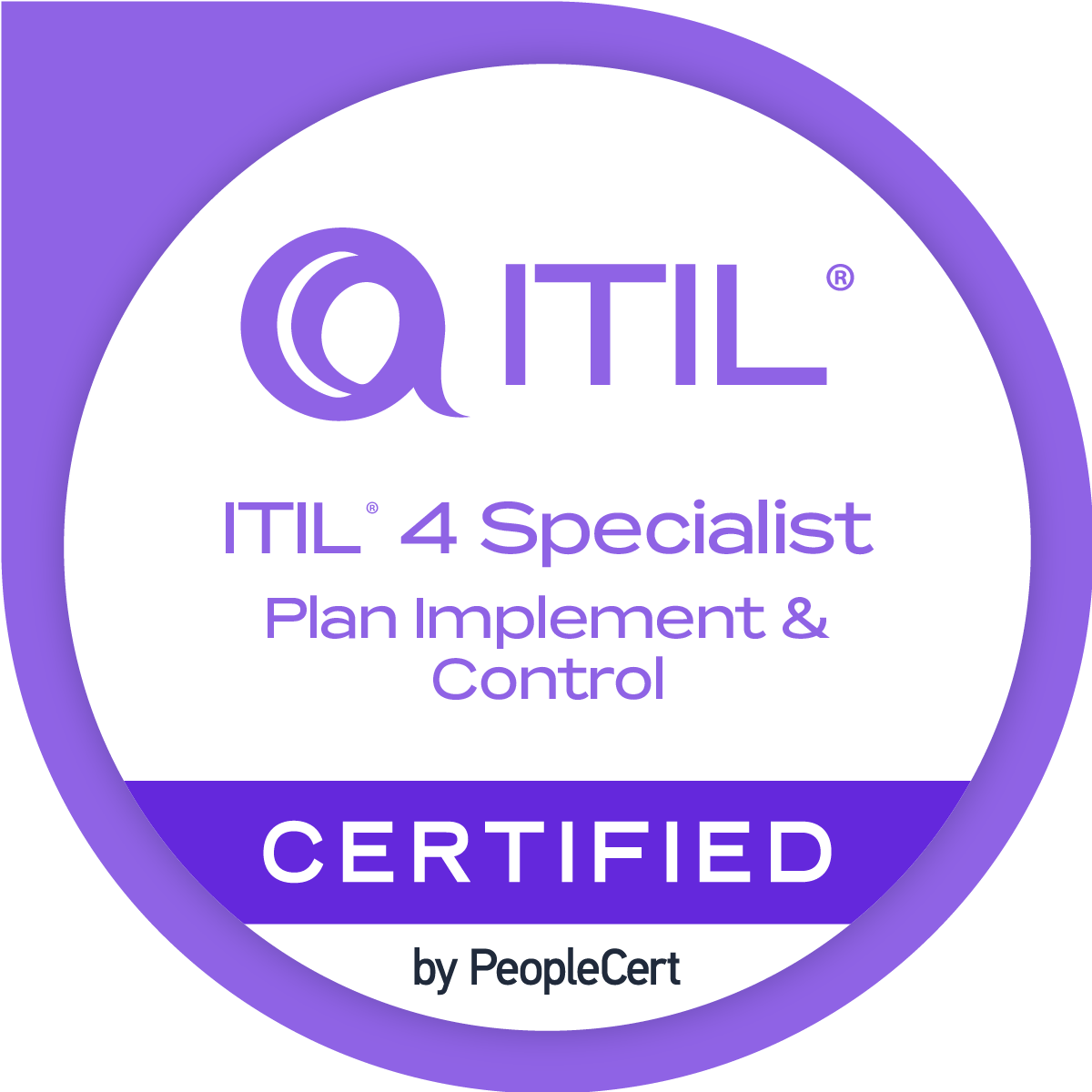ITIL® 4 Specialist: Plan, Implement & Control Course & Examination