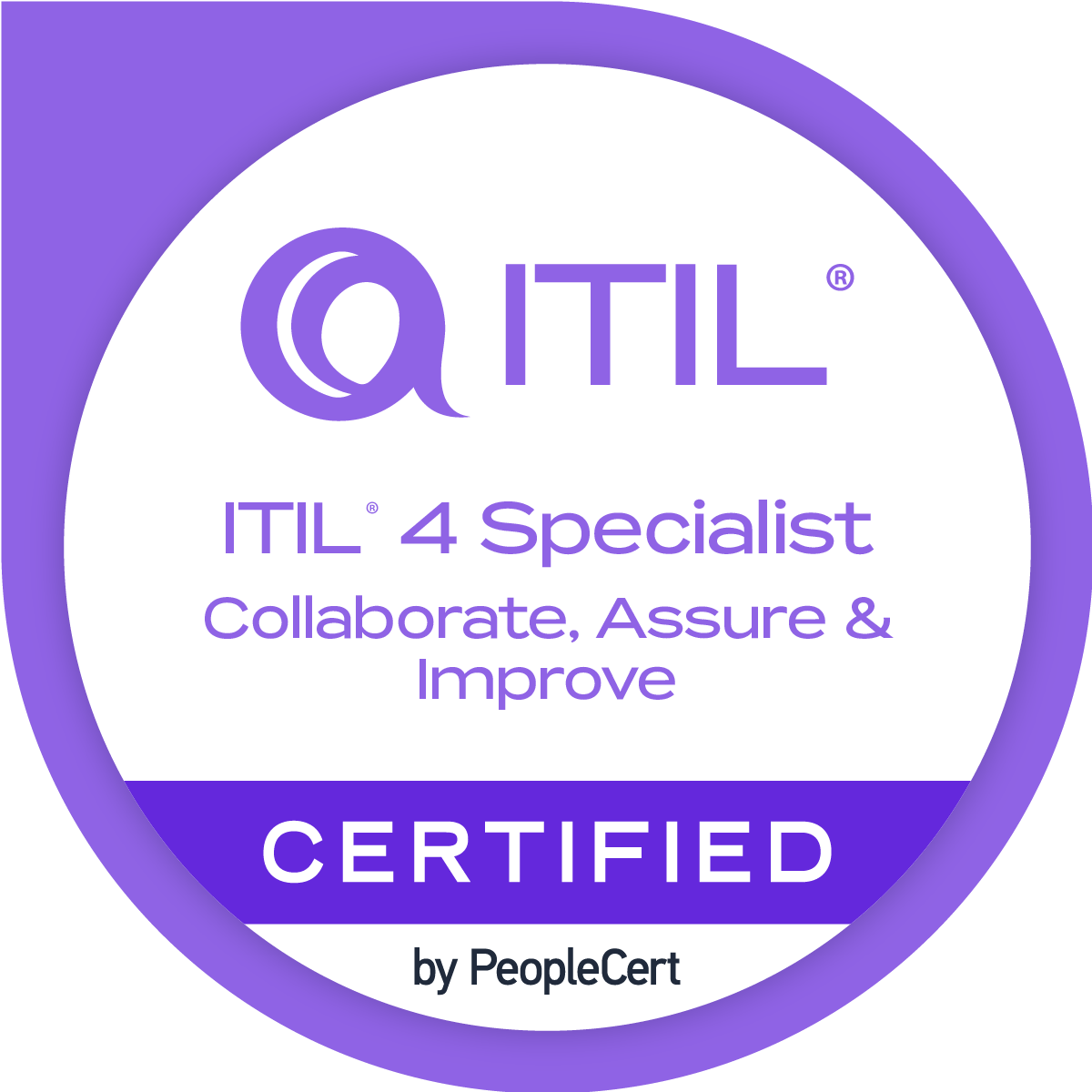 ITIL® 4 Specialist: Collaborate, Assure and Improve Course & Examination